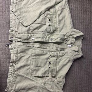 Vigoss Sage Green Zip-Up Jacket